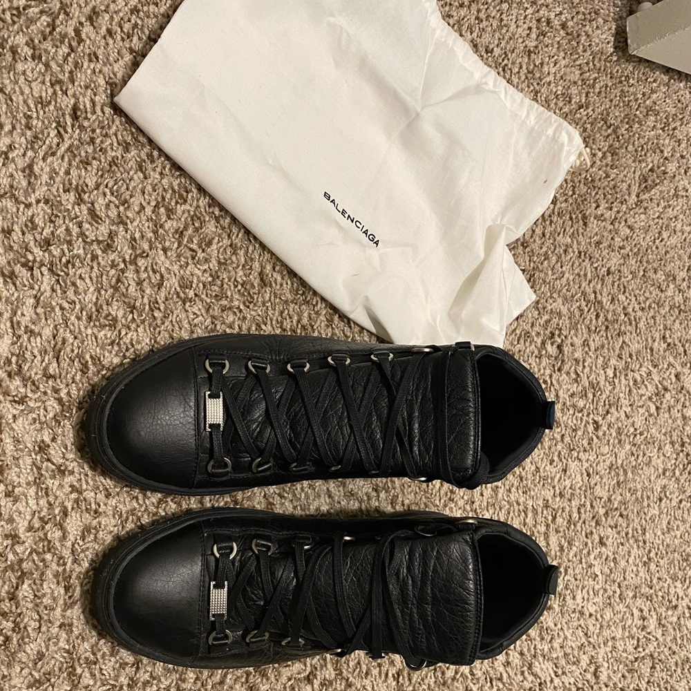 Balenciaga mens high top sneakers
